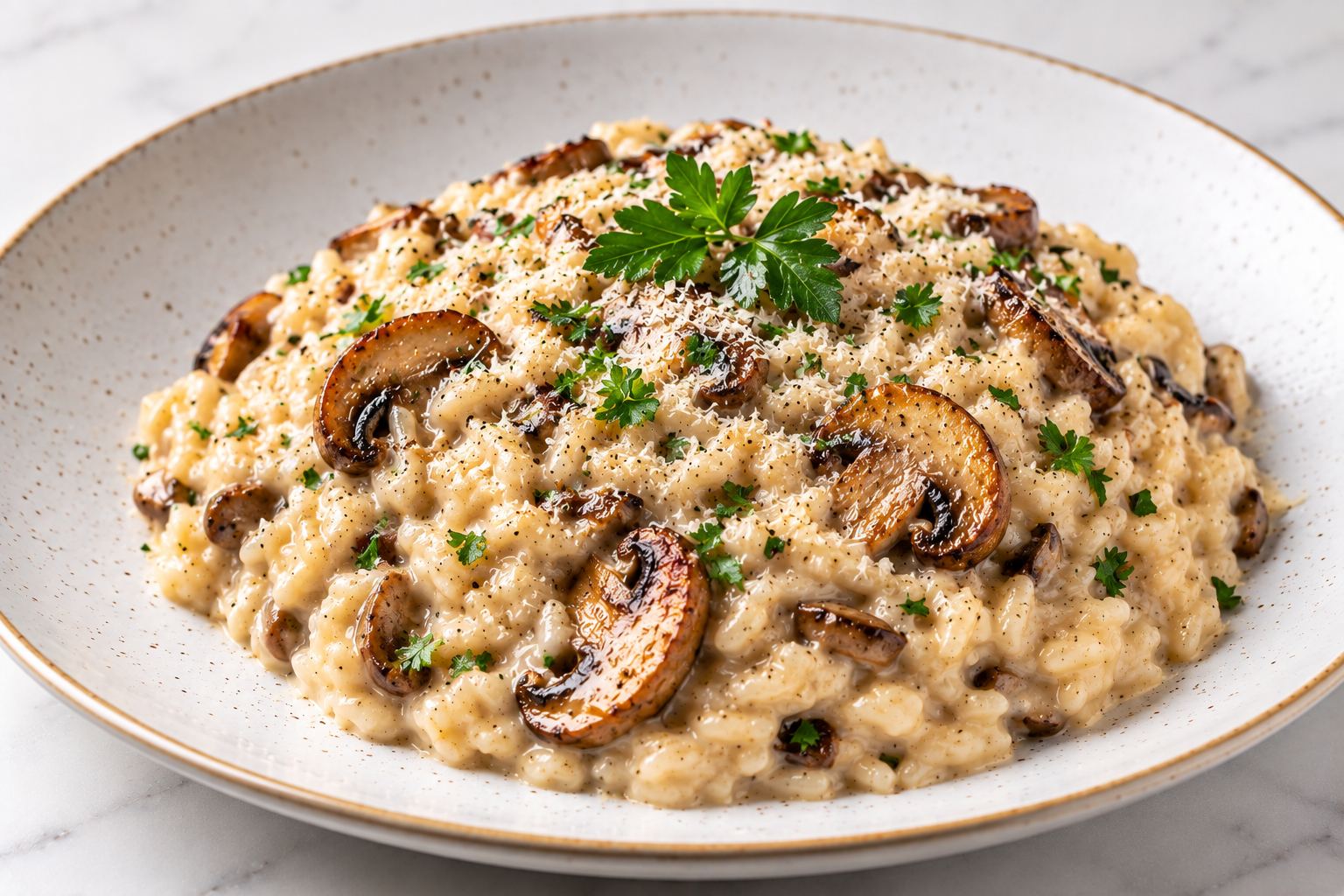 Creamy Risotto with Mushrooms