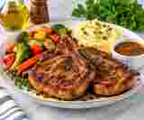 Pork Chops with Herbs Rubs
