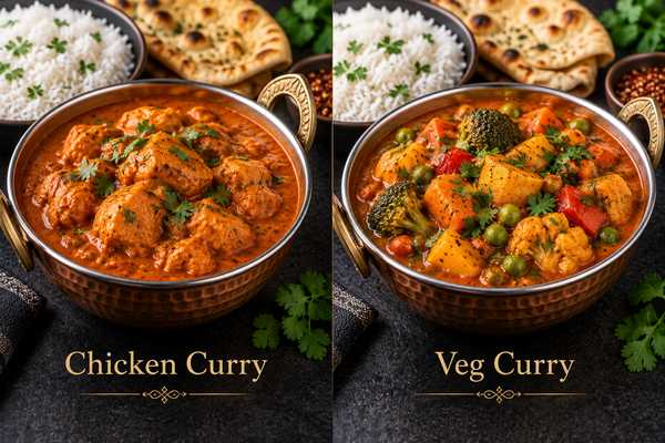 Chicken or Veg Curry
