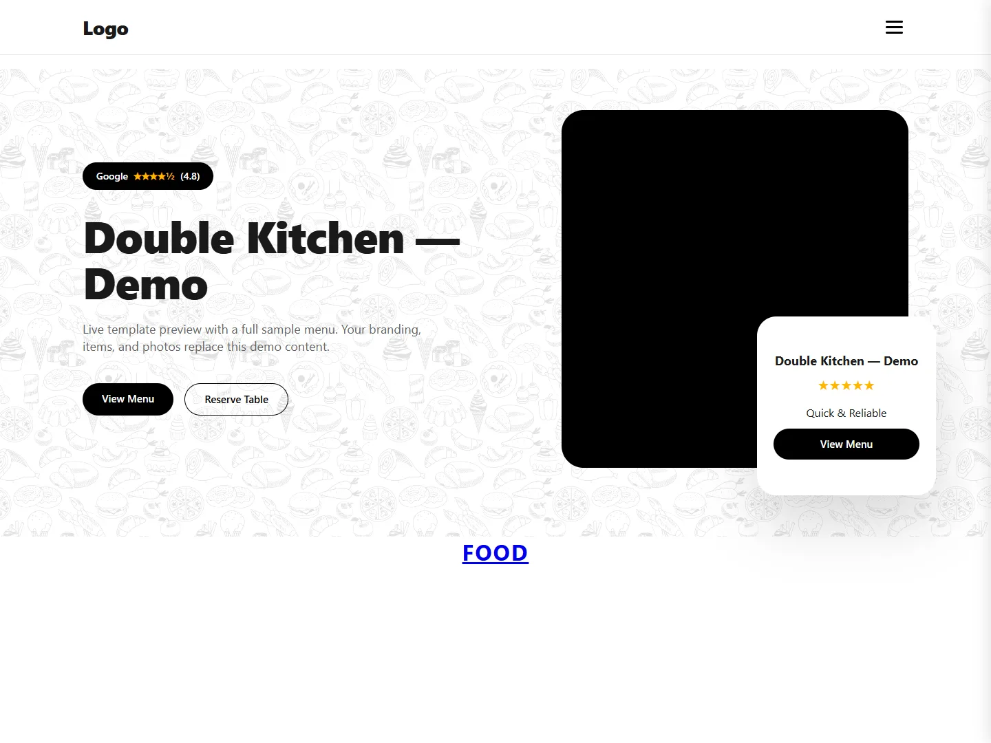 Double Kitchen preview
