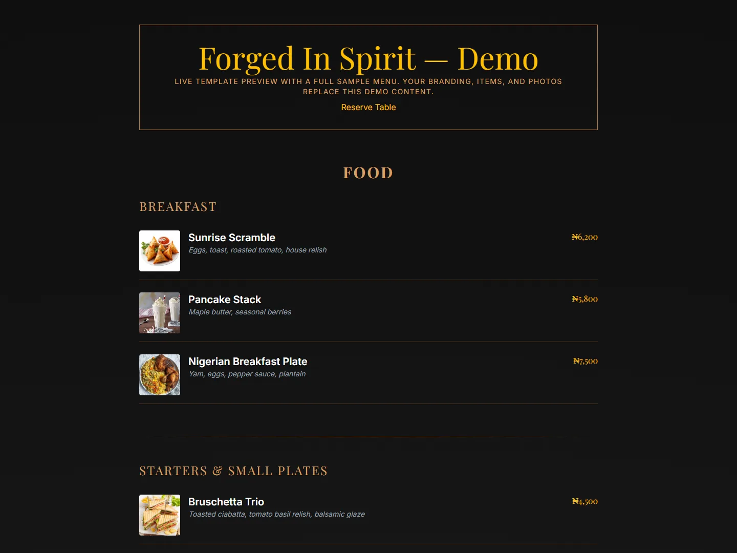 Forged In Spirit preview