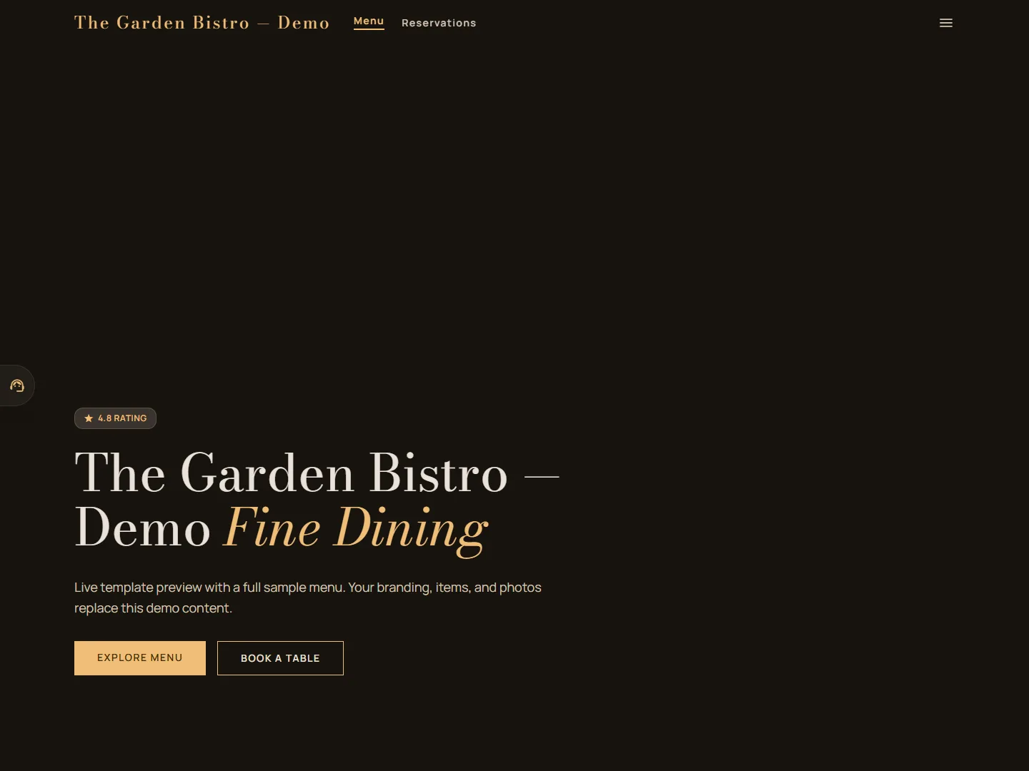 The Garden Bistro preview